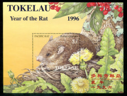 TOKELAU Block 7, Bl.7 Mnh - Jahr Der Ratte, Year Of The Rat, Année Du Rat - TOKÉLAOU - Tokelau