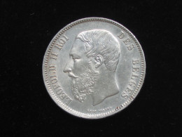 BELGIQUE - 5 Francs 1869 - Leopold II Roi Des Belges - Monnaie En Très Bel état   **** EN ACHAT IMMEDIAT  **** - 5 Frank