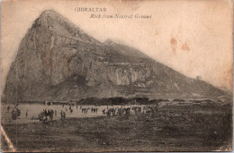 4-11-2023 (1 V 16) BELGIUM - Very Old Posted - B/w - Rock Of Gibraltar - Gibraltar