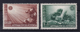 GERMAN OCCUPATION OF SERBIA 1942 - MNH - Mi 58, 59 - Bezetting 1938-45