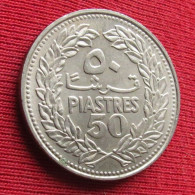 Lebanon 50 Piastres 1970 KM# 28.1 *V1T  Liban Libano Libanon - Libanon