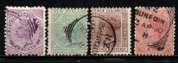 NUOVA ZELANDA - 1882 - EFFIGIE DELLA REGINA VITTORIA - QUEEN VICTORIA - USATI - Oblitérés