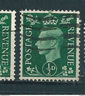 N° 209 George VI  Filigrane K Grande Bretagne 1937 Oblitéré Timbre Royaume-Uni  GB - Used Stamps