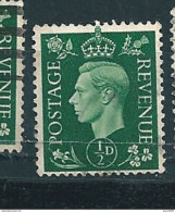 N° 209 George VI  Filigrane K Grande Bretagne 1937 Oblitéré Timbre Royaume-Uni  GB - Usati
