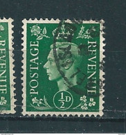 N° 209 George VI  Filigrane K Grande Bretagne 1937 Oblitéré Timbre Royaume-Uni  GB - Used Stamps