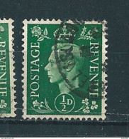 N° 209 George VI  Filigrane K Grande Bretagne 1937 Oblitéré Timbre Royaume-Uni  GB - Oblitérés