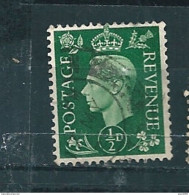 N° 209 George VI  Filigrane K Grande Bretagne 1937 Oblitéré Timbre Royaume-Uni  GB - Used Stamps