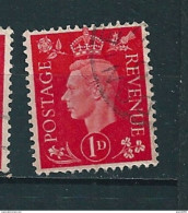 N° 210 George VI   Timbre Grande Bretagne 1936 Oblitéré Royaume-Uni GB Postage Revenue - Usati