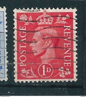 N° 210 George VI   Timbre Grande Bretagne 1936 Oblitéré Royaume-Uni GB Postage Revenue - Used Stamps