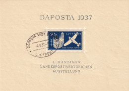 DANZIG 1937 - Canceled - Block 2 - Oblitérés