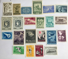 Argentina 1955/7,  Lot Of 22, MNH. - Nuovi