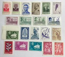 Argentina 1960, Lot Of 20, MNH. - Neufs