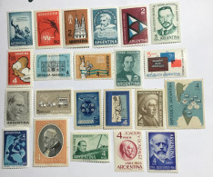 Argentina 1962/4, Lot Of 22, MNH. - Unused Stamps