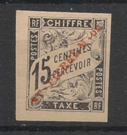 SPM - 1893 - Taxe TT N°YT. 3 - Type Duval 15c Noir - Neuf * / MH - Impuestos
