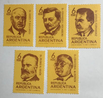 Argentina 1969, Scientistis, Scoot 897/901, MNH. - Nuovi