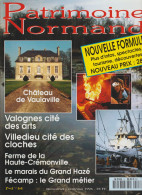 PATRIMOINE NORMAND N° 8 - Château De Vaulaville, Valognes, Villedieu, La Haute-Crémonville, Le Grand Hazé, Fécamp - Normandië