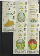 Argentina 1966, Coat Of Arms, Provincial Shields, MNH. - Nuovi