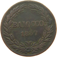 VATICAN BAIOCCO 1837 GREGOR XVI. 1831-1846 #s077 0123 - Vatican