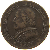 VATICAN SOLDO 1867 R Pius IX. 1846-1878. #s076 0005 - Vatican