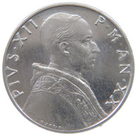 VATICAN 5 LIRE 1958 Pius XII. (1939-1958) #s041 0415 - Vatican