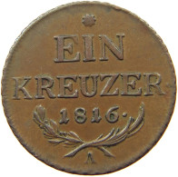 HAUS HABSBURG KREUZER 1816 A Franz II. (1792-1835) #s046 0463 - Austria