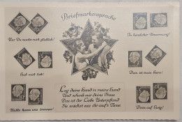 Briefmarkensprache. Vintage. - Timbres (représentations)