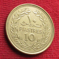 Lebanon 10 Piastres 1969 KM# 26 *VT Liban Libano Libanon - Lebanon