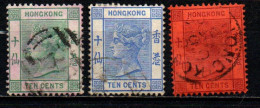HONG KONG - 1882 - TEN CENTS - USATI - Used Stamps