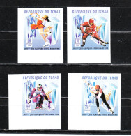 Ciad  Chad  Tchad   -  1996. Pre-Nagano '2008. Complete  Imperforated MNH  Series. RARE - Winter 1998: Nagano