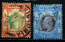 HONG KONG - 1903 - EFFIGIE DEL RE EDOARDO VII - Crown And C A - USATI - Usados