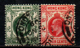 HONG KONG - 1904 - EFFIGIE DEL RE EDOARDO VII - Multiple Crown And C A - USATI - Gebruikt