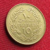 Lebanon 10 Piastres 1972 KM# 26 *VT Liban Libano Libanon - Liban