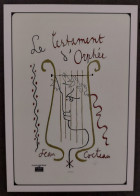 Carte Postale - Illustration : Jean Cocteau (film Affiche Cinéma) Le Testament D'Orphée - Cocteau