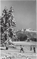 Ski De Fond Photo Enard Delémont CP Animée Autorisée En 1944 - Delémont