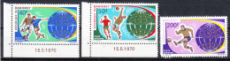 Dahomey 1970 Football World Cup Mi#414-416 Mint Never Hinged - Bénin – Dahomey (1960-...)