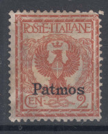Italy Colonies Aegean Islands Patmos (Patmo) 1912 Mi#3 VIII Mint Hinged - Egée (Patmo)
