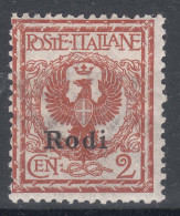 Italy Colonies Egeo Aegean Islands Rhodes (Rodi) 1912 Sassone#1 Mi#3 X Mint Hinged - Egée (Rodi)