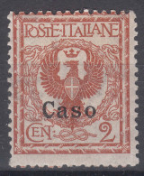 Italy Colonies Aegean Islands Caso 1912 Mi#3 II Mint Hinged - Egeo (Caso)