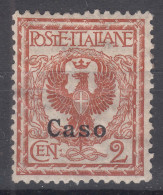 Italy Colonies Aegean Islands Caso 1912 Mi#3 II Mint Hinged - Egeo (Caso)