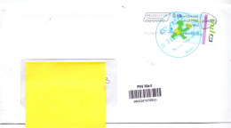 Allemagne Germany PIN Mail Port Payé Pays-Bas Schiedam Vers Sterrebeek Belgique 2015 - Privées & Locales