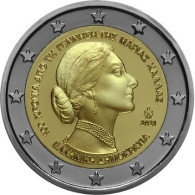 Pièce De 2 Euros Commémorative Grèce 2023 : Maria Callas - Griekenland