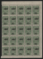 Russia / Ferner Osten - Wladiwostok 1920 - Mi-Nr. 20 A ** - MNH - 25er-Bogen - Neufs