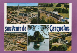 44 Souvenir De CARQUEFOU Multivues Vue Aérienne Sur L'église Centre Médical De Maubreuil  Bords De L'Erdre - Carquefou