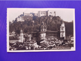 Alte AK Ansichtskarte Postkarte Salzburg Dom Glockenspiel Hohensalzburg Österreich Austria Alt Old Card Karte Rar Xx Top - Salzburg Stadt