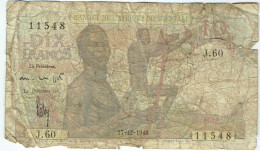 Etats D'Afrique De L'Ouest - Billet De 10 Francs Banque De L'Afrique Occidentale - 27 Décembre 1948 - P37 - Stati Dell'Africa Occidentale