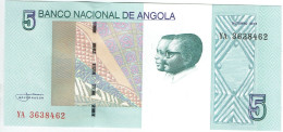 Angola - Billet De 5 Kwanzas - Dr. Agostinho Neto & José Eduardo Dos Santos - Octobre 2012 - P151a - Neuf - Angola
