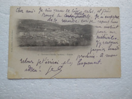 Amélie Les Bains Palalda Vue Générale 1907, Précuseur ?, Edit. ASCOLA, Marcophilie Convoyeur Arles Sur Tech à..CP13 - Amélie-les-Bains-Palalda