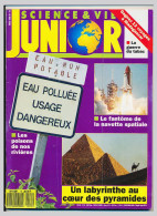 Revue SCIENCE & VIE JUNIOR N° 15 Mail 1990 Les Poisons De Nos Rivières    Le Fantôme De La Navette Spatiale    Un * - Wetenschap