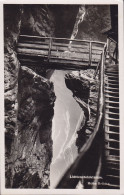 Austria PPC Lichtensteinklamm Höhe Brücke. Verl. C. Jurischek, Salzburg ST. JOHAN IM PORGAU 1951 Echte Real Photo - St. Johann Im Pongau