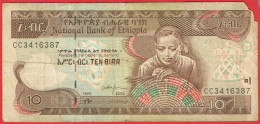 Ethiopie - Billet De 10 Birr - 2003 - P48c - Ethiopië